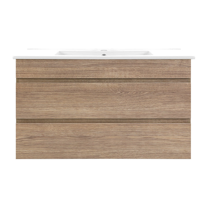 Cefito Vanity Unit 915mm with Basin Oak