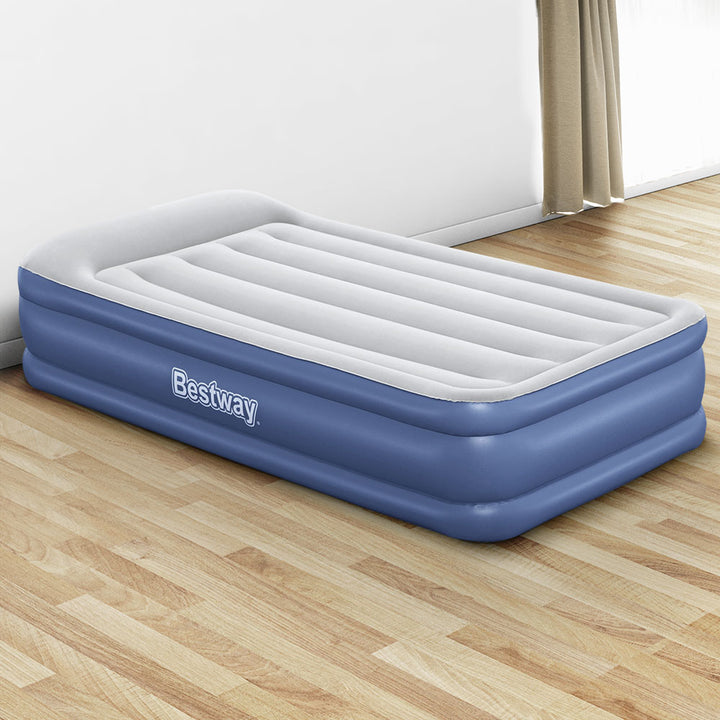 Bestway Air Mattress Inflatable Bed 46cm Airbed Single Blue