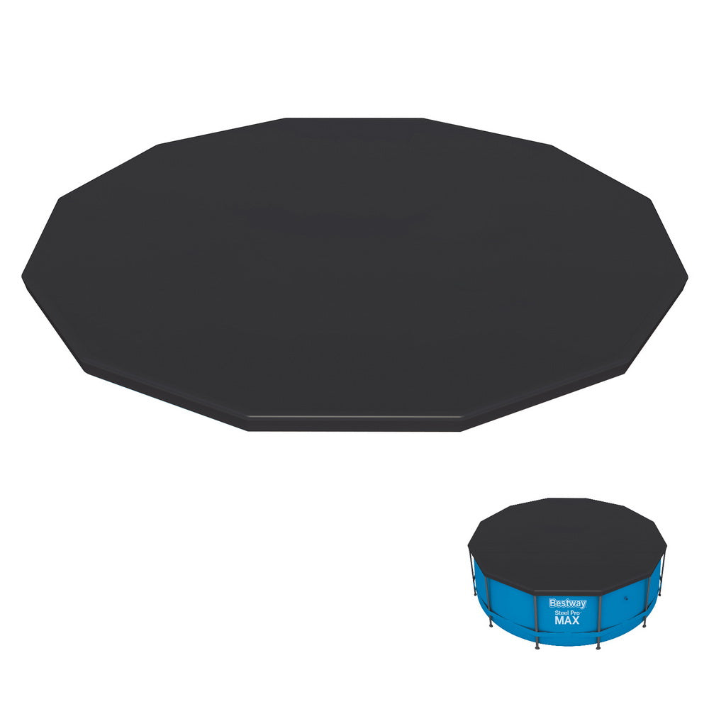 Bestway Pool Cover Fits 3.66m/12ft Round Swimming Pool PVC Blanket 3.7m