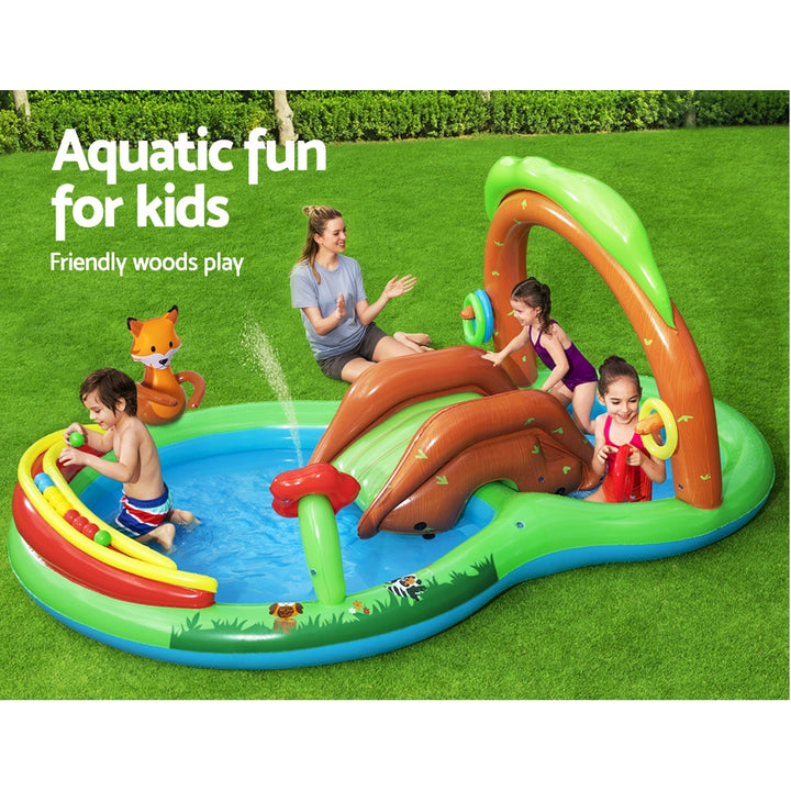 Bestway Kids Pool 295x199x130cm Inflatable Above Ground Swimming Play Pools 111L