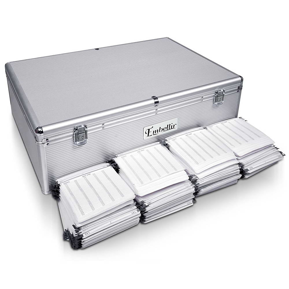 Embellir CD Case DVD Cases Storage Box 1000 Discs Aluminium Case DVD Folders