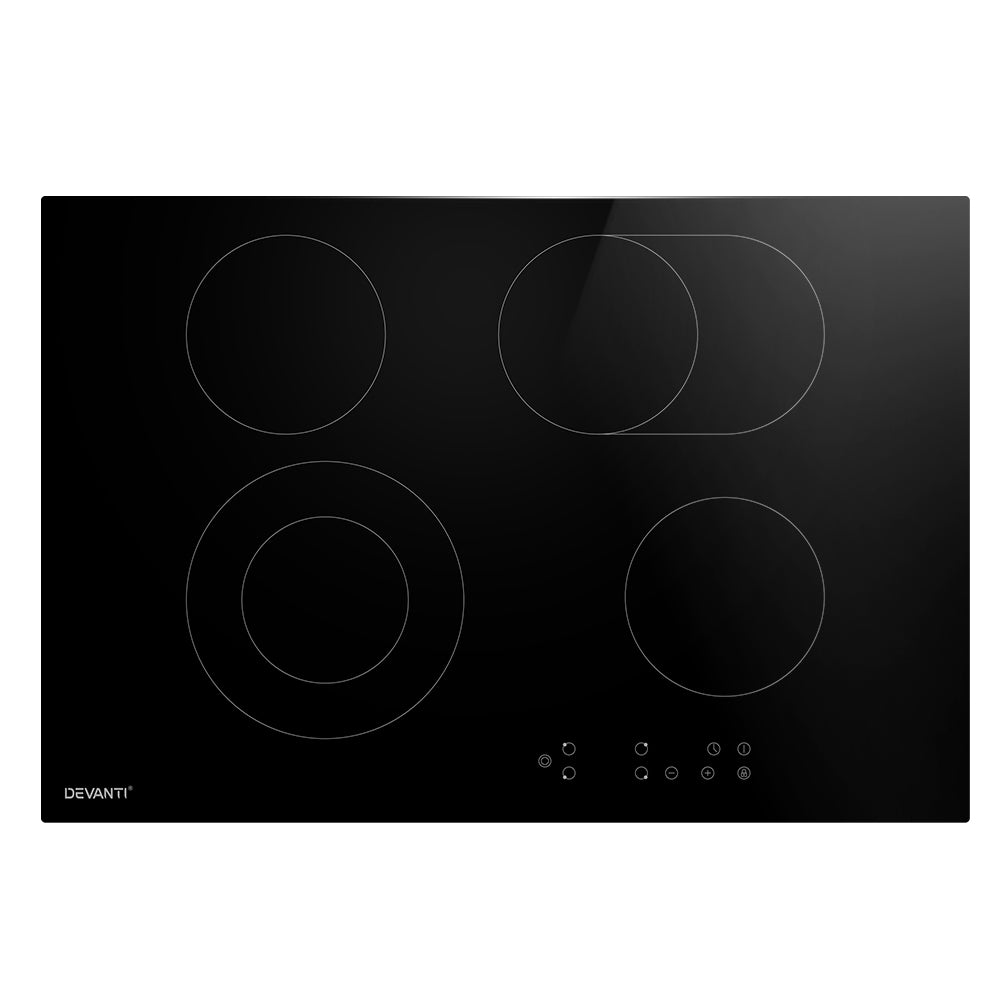 Devanti Electric Ceramic Cooktop 77cm