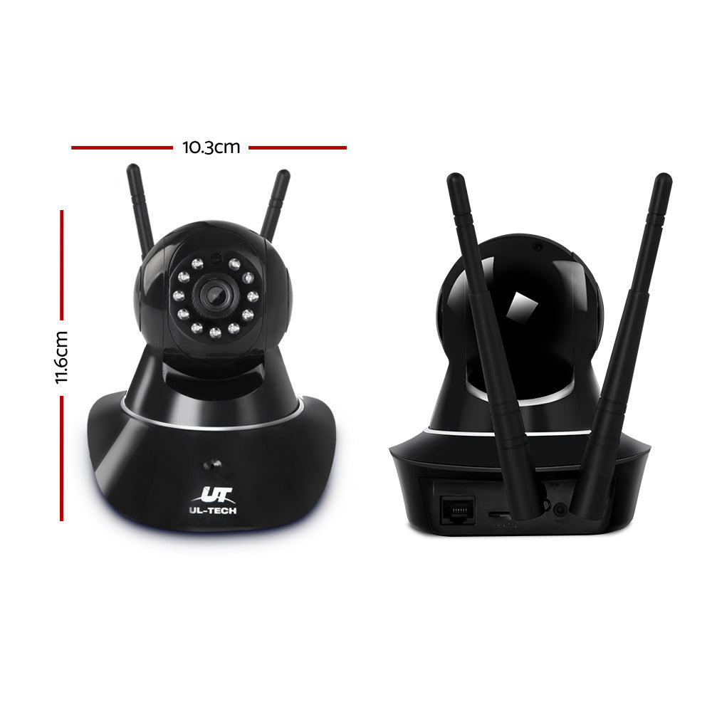 UL-tech 1080P Wireless IP Cameras Security WIFI Cam Black