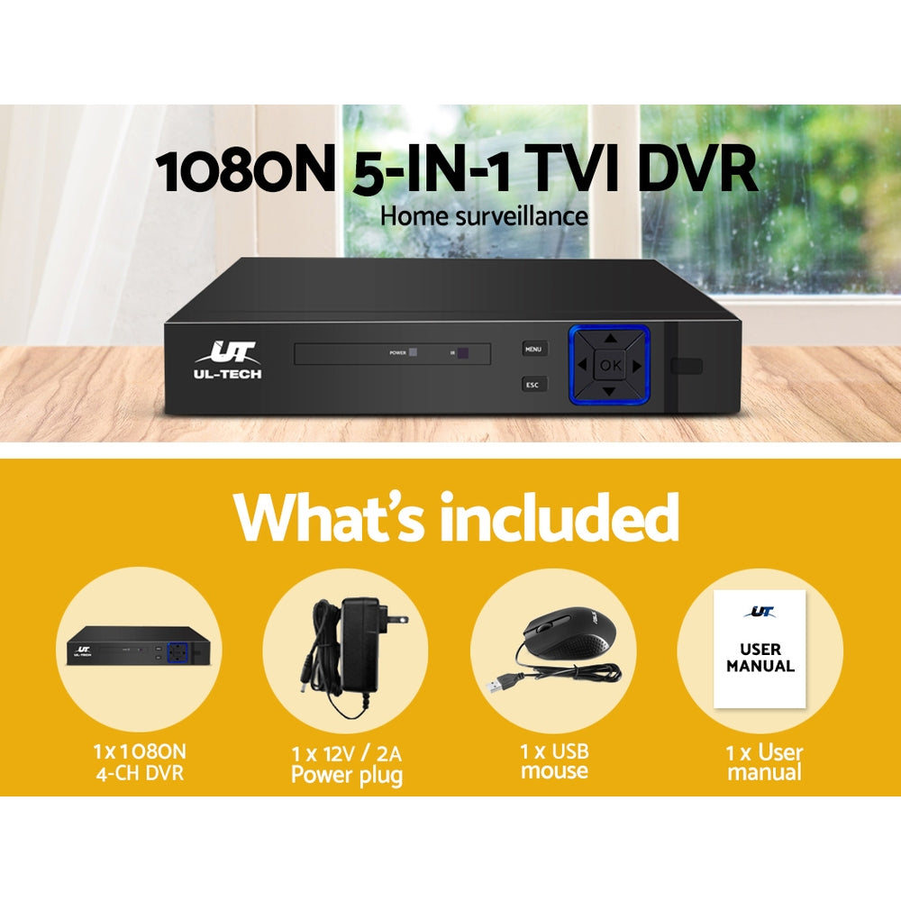 UL-tech 4CH DVR 1080P 5in1 CCTV Video Recorder