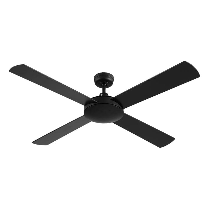 Devanti 52'' Ceiling Fan AC Motor 4 Blades w/Remote - Black