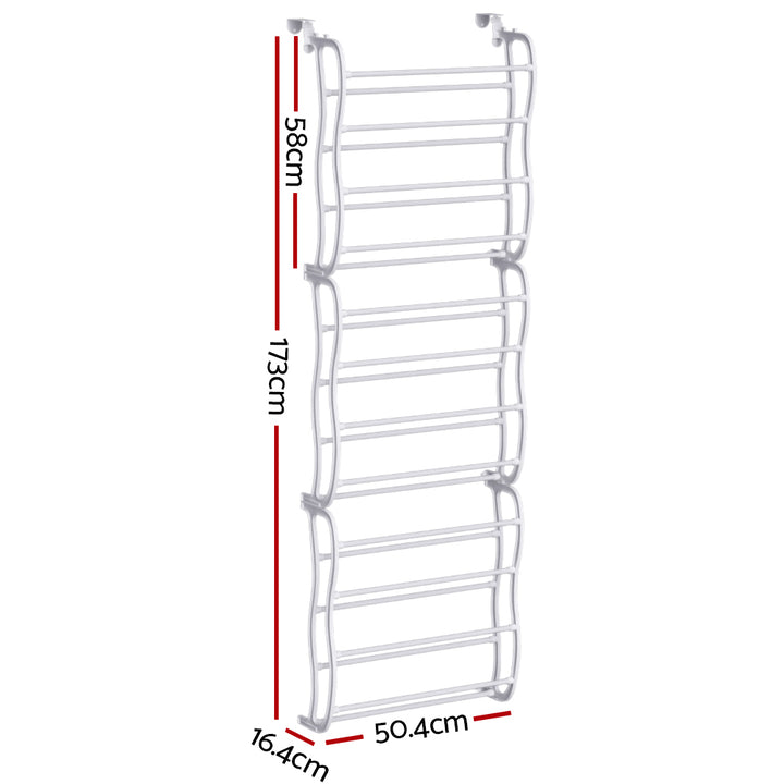 Artiss Shoe Rack Hanging Over Door Organiser 24 Pairs Eric