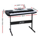 Alpha 61 Keys Electronic Piano Keyboard Digital Electric w/ Stand Beginner Silver