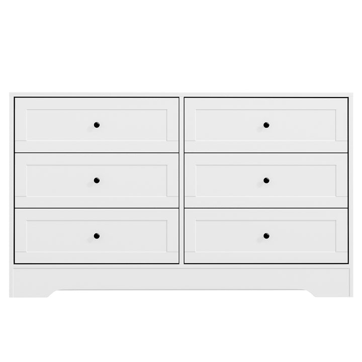 Artiss 6 Chest of Drawers - LEIF White