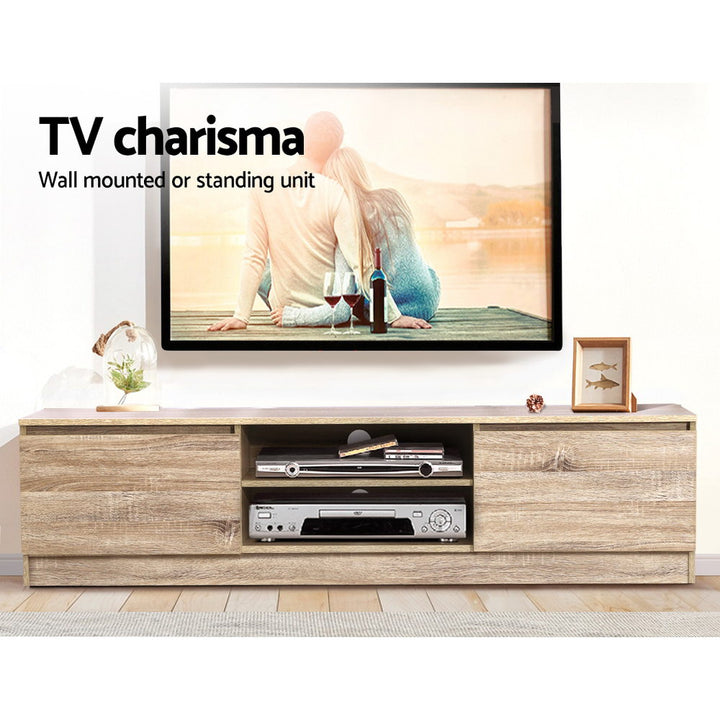 Artiss TV Cabinet Entertainment Unit 160cm Pine Charles