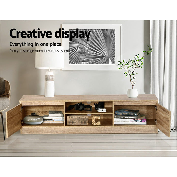 Artiss TV Cabinet Entertainment Unit 160cm Pine Charles