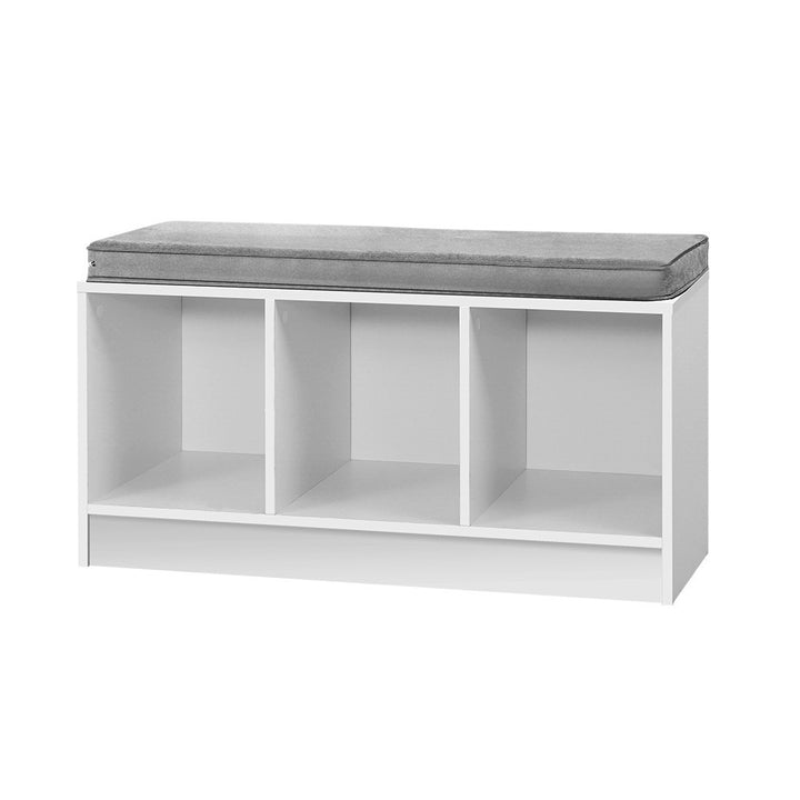 Artiss Shoe Rack Cabinet Bench White Zia