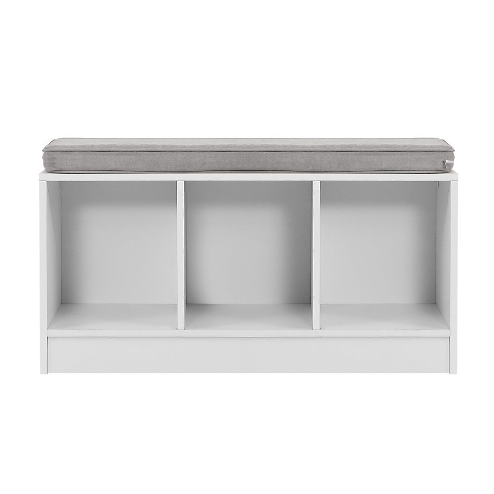 Artiss Shoe Rack Cabinet Bench White Zia