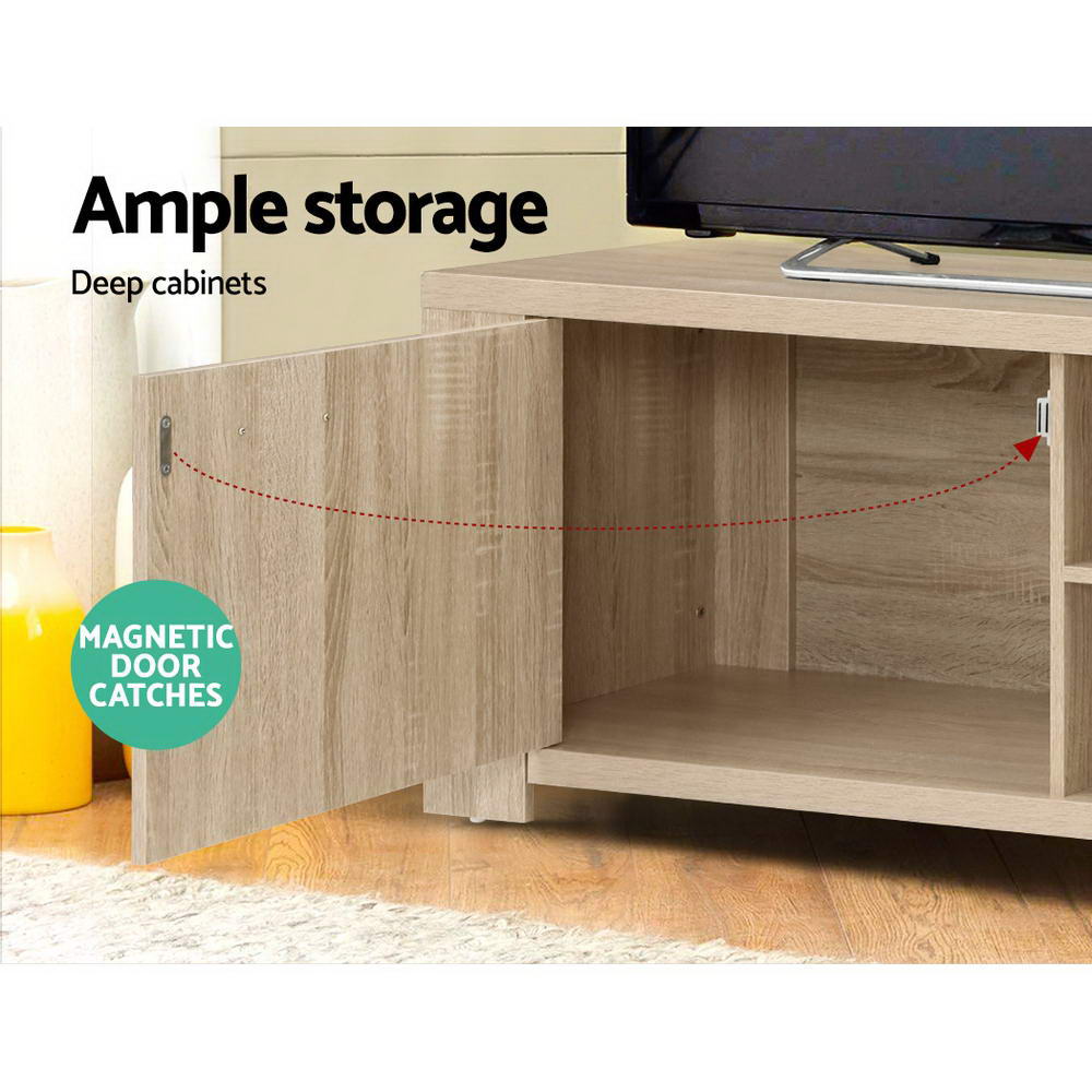 Artiss TV Cabinet Entertainment Unit 160cm Pine Maxi