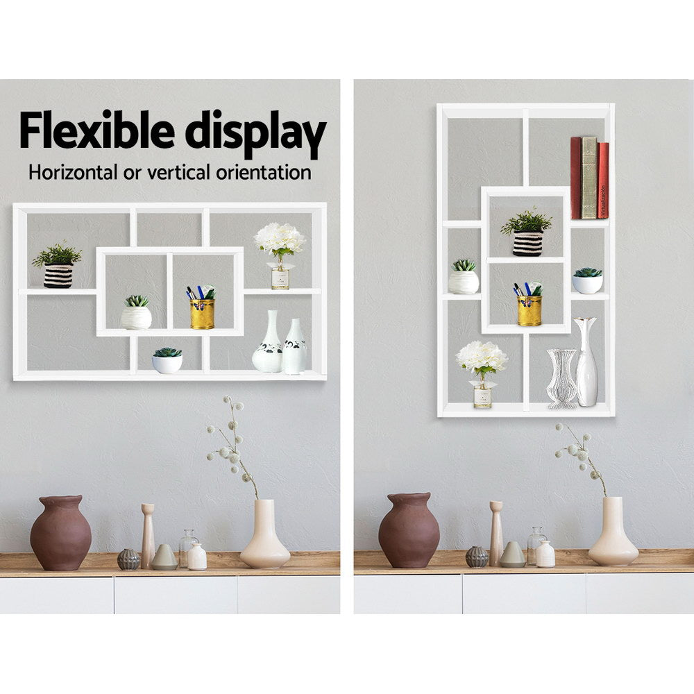 Artiss Floating Wall Shelves Bookshelf White