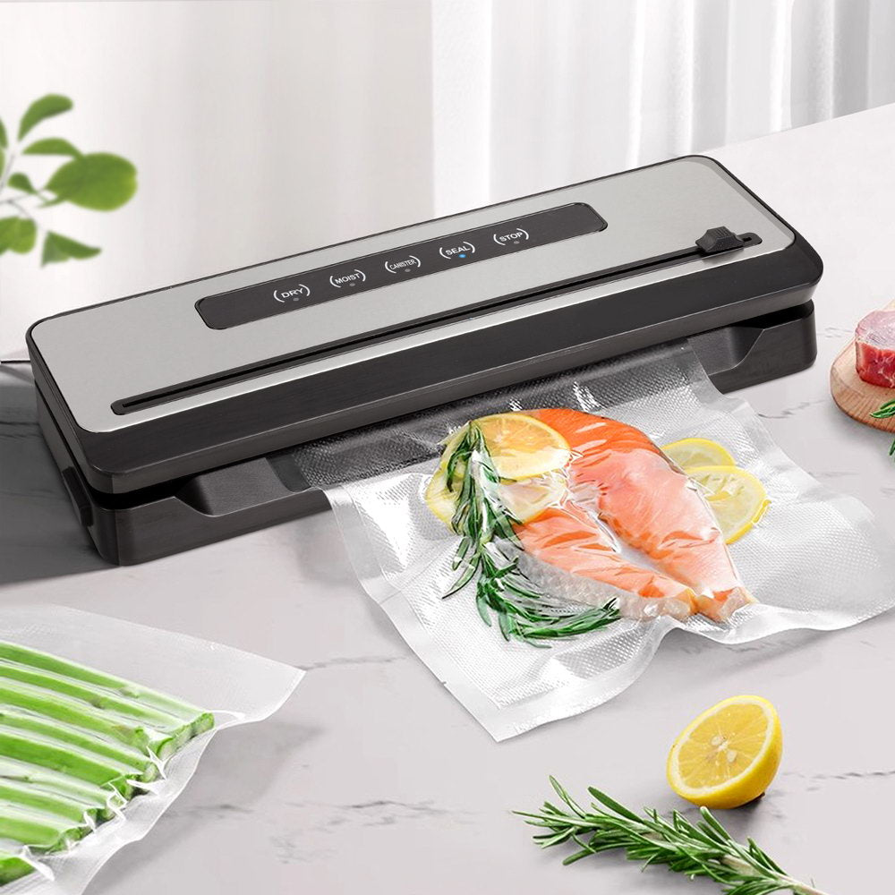 Devanti Food Vacuum Sealer Machine Fresh Storage Sealing Cutter Bags 4 Modes