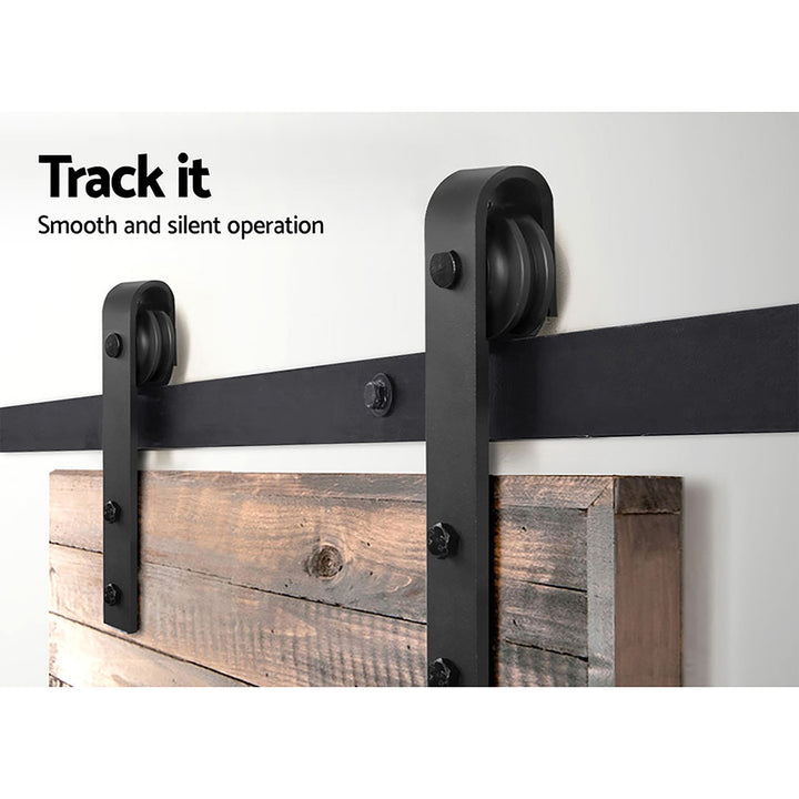 Cefito Sliding Barn Door Hardware Track Set 3.66m