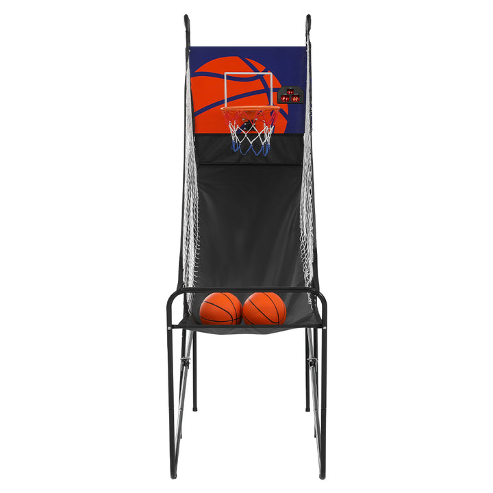 Basketball Arcade Game Electronic Scorer 8 Games Double Shoot Grey