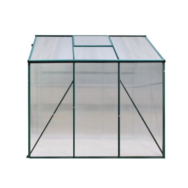 Greenfingers Greenhouse 1.9x1.9x1.83M Aluminium Polycarbonate Green House Garden Shed