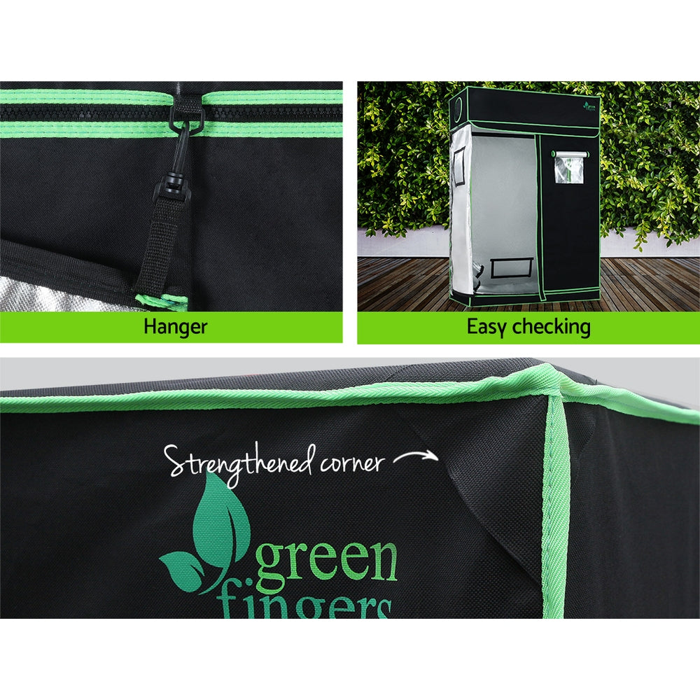 Greenfingers Grow Tent 120x60x210CM Height Adjustable Hydroponics Kit Indoor Grow System