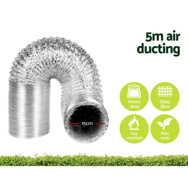 Greenfingers Grow Tent Light Kit 120x120x200CM 1000W LED 6" Vent Fan,Greenfingers Grow Tent Light Kit LED 1000W Full Spectrum 6" Vent 120x120x200CM