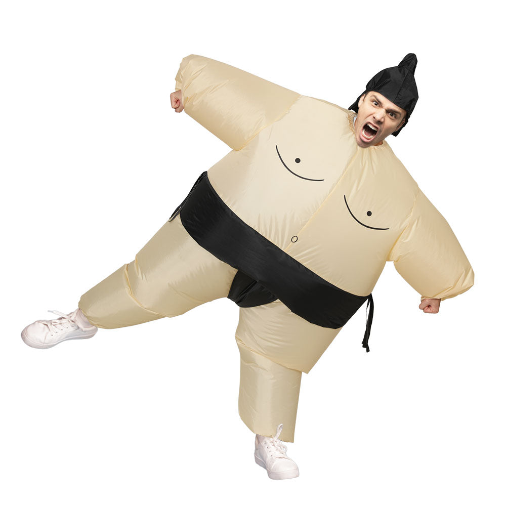 Inflatable Sumo Costume Adult Suit Blow Up Party Fancy Dress Halloween Cosplay