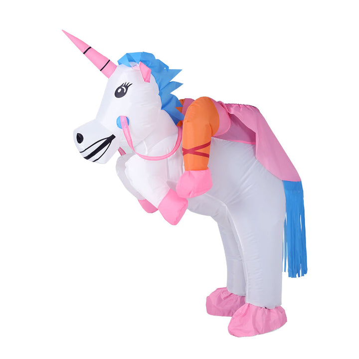 Inflatable Unicorn Costume Adult Suit Blow Up Party Fancy Dress Halloween Cosplay