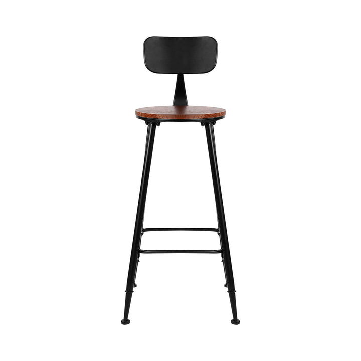 Artiss 2x Bar Stools Vintage Metal Chairs