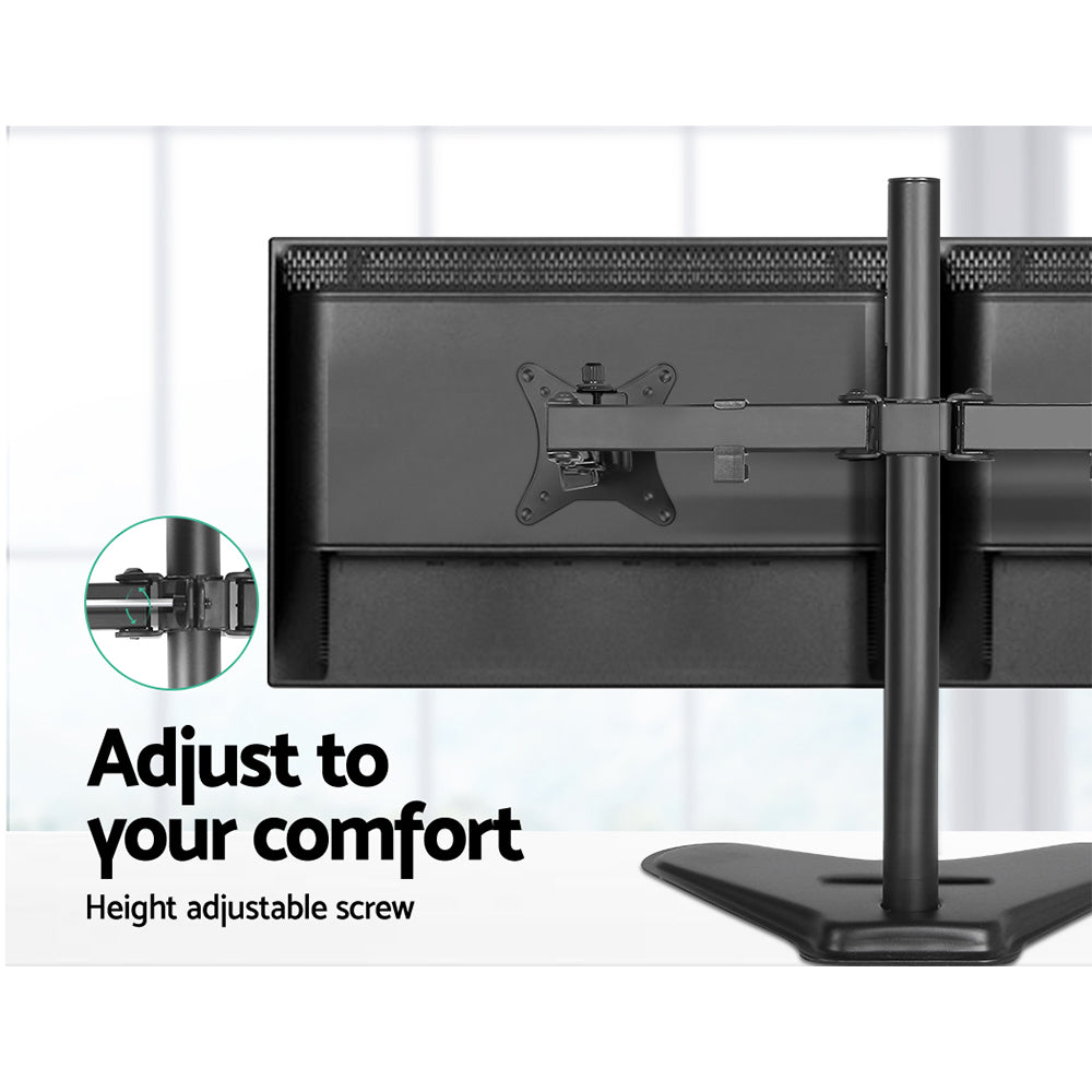 Artiss Monitor Arm Stand Dual Black