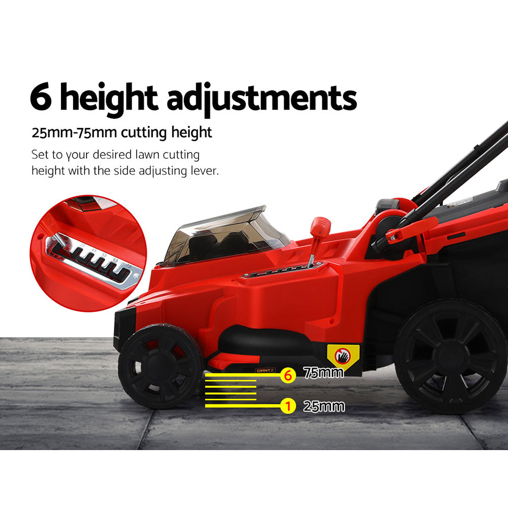 Giantz Lawn Mower 37cm Cutting Width Cordless 40V Electric Lawnmower