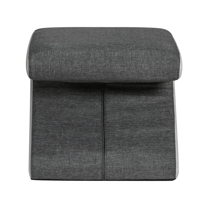 Artiss Ottoman Foot Stool Arrow Linen Grey