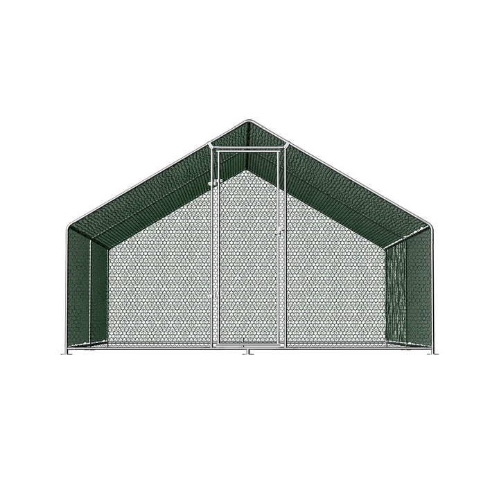 i.Pet Chicken Coop Cage 3x4x2m Galvanised Steel