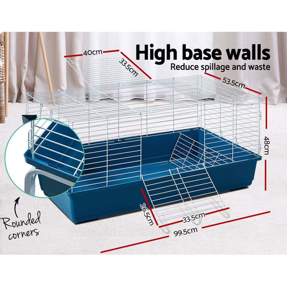 i.Pet Rabbit Cage Hutch 106cm Indoor Enclosure Carrier