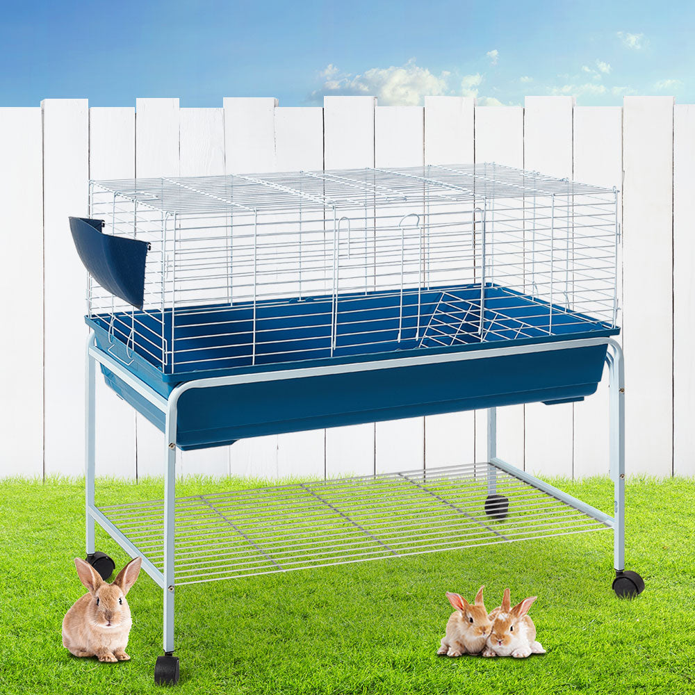 i.Pet Rabbit Cage Hutch 106cm Indoor Enclosure Carrier