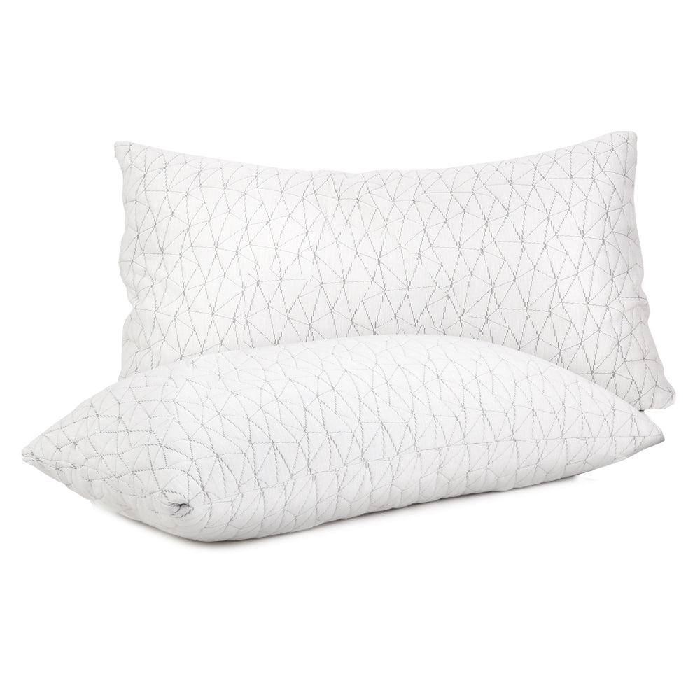 Giselle Bedding Memory Foam Pillow Single Size Twin Pack