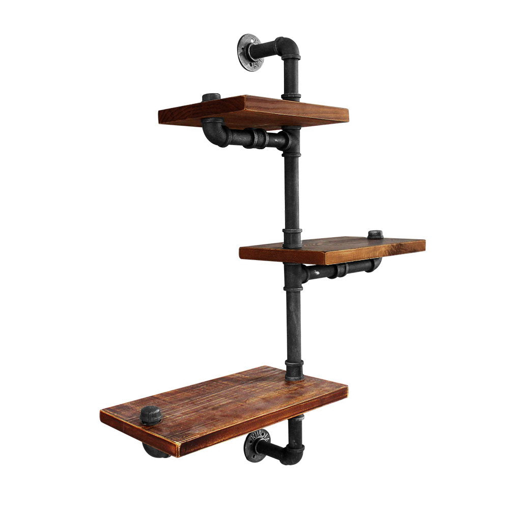 Artiss Floating DIY Pipe Shelf 3 Tiers - IVAN