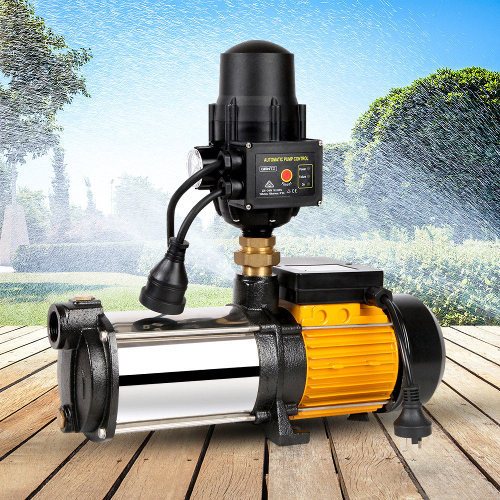 Giantz Garden Water Pump High Pressure 2000W Multi Stage Tank Rain Irrigation Black