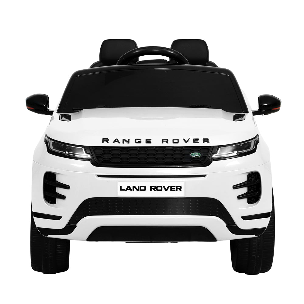 Kids Electric Ride On Car Land Rover Licensed Toy Cars Remote 12V Battery White