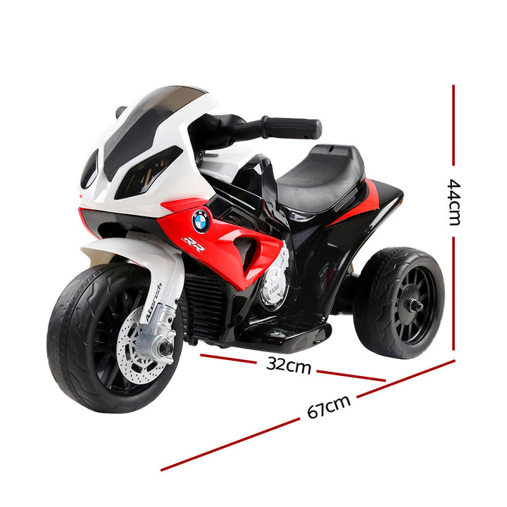 Kids Electric Ride On Car Police Motorcycle Motorbike BMW Licensed S1000RR Red