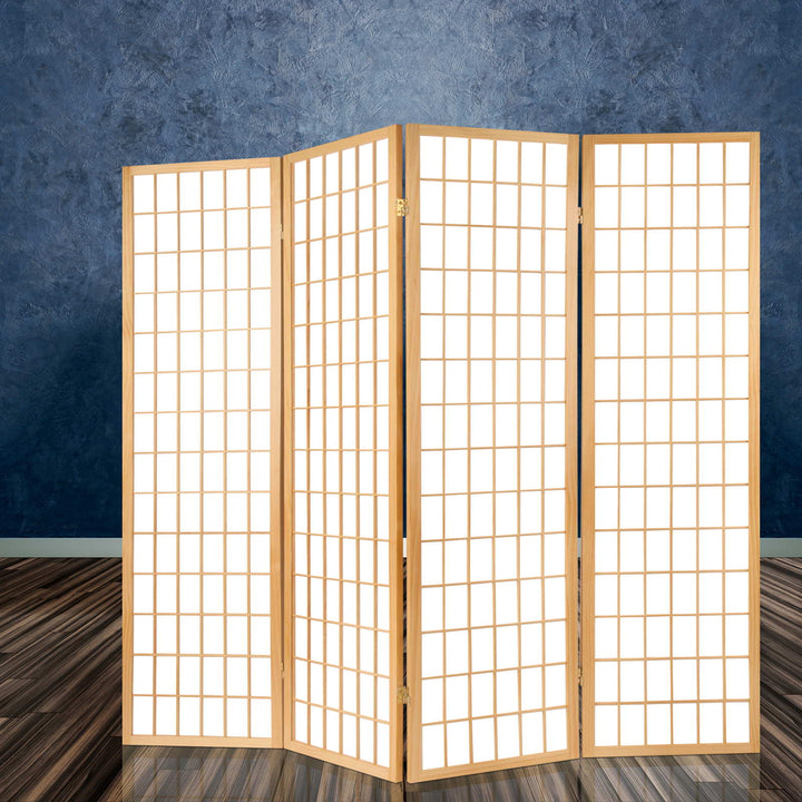 Artiss 6 Panel Room Divider Screen 261x179cm Natural