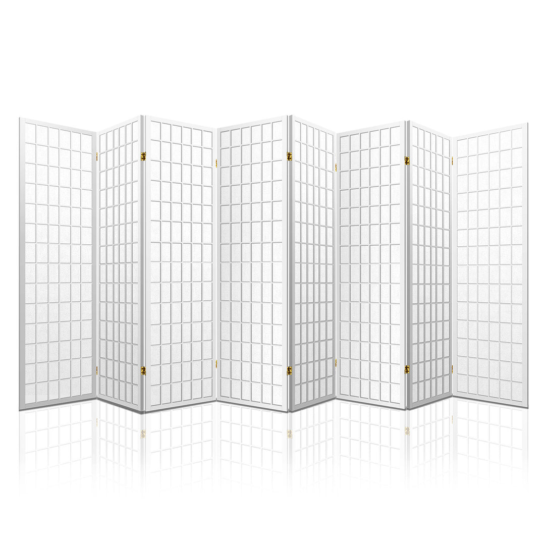 Artiss 8 Panel Room Divider Screen 348x179cm White