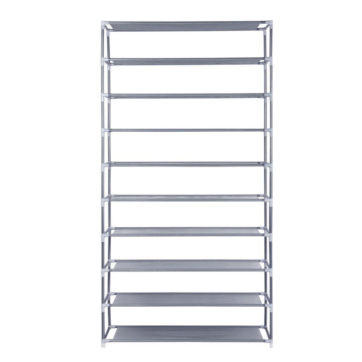 Artiss Shoe Rack Cabinet Stackable 10-Tier Grey