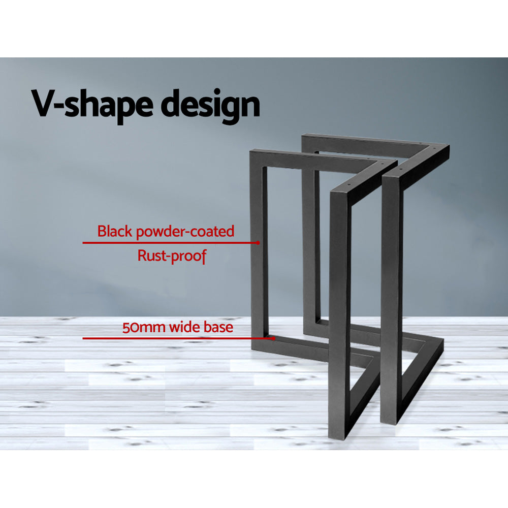 Artiss Metal Table Legs DIY 50X70CM Set of 2