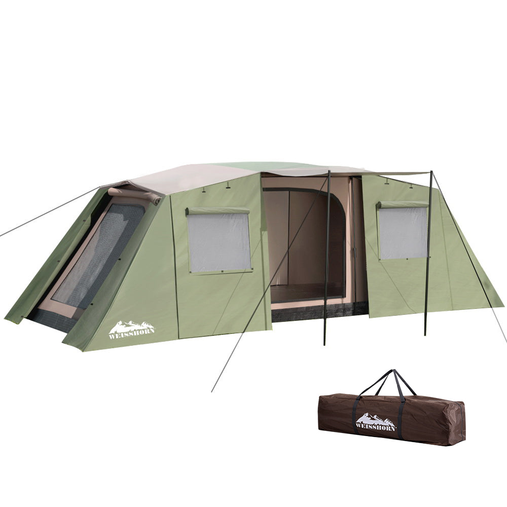 Weisshorn Instant Up Camping Tent 10 Person Outdoor Family Hiking Tents 3 Rooms