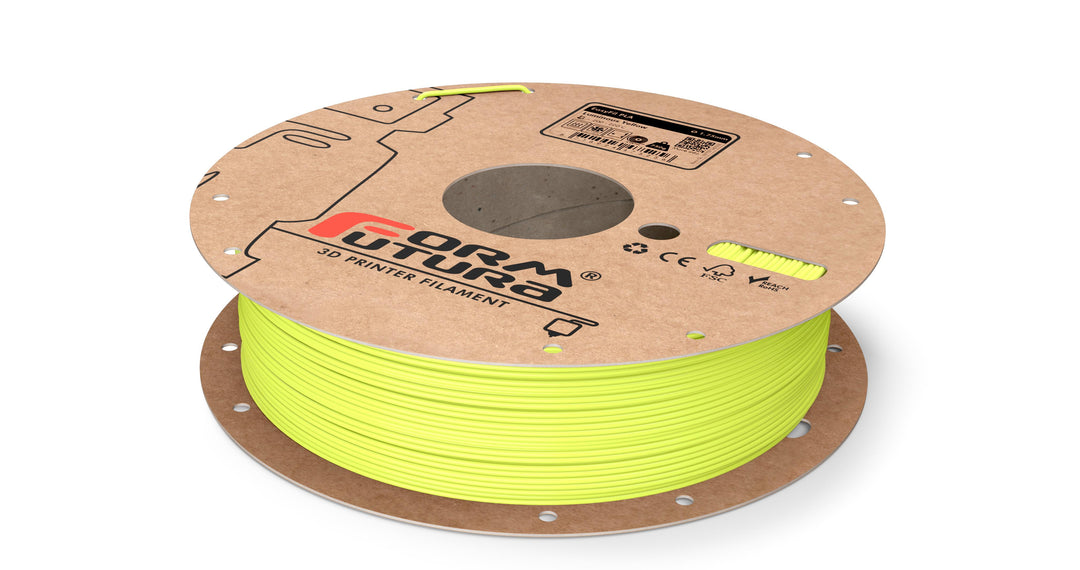 PLA Filament EasyFil PLA 1.75mm Luminous Yellow 750 gram 3D Printer Filament