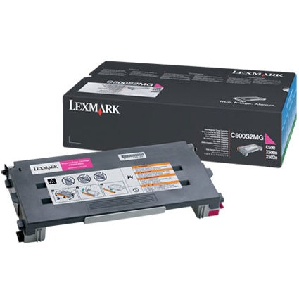 LEXMARK C500S2MG MAGENTA TONER YIELD 1500 PAGES FOR C500 X500 X502N