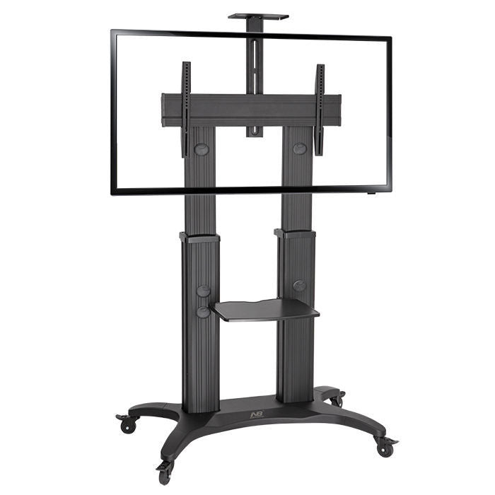 NORTH BAYOU HEIGHT ADJUSTABLE TROLLEY FOR TV SCREEN SIZE 55-80 MAX 56.8KG