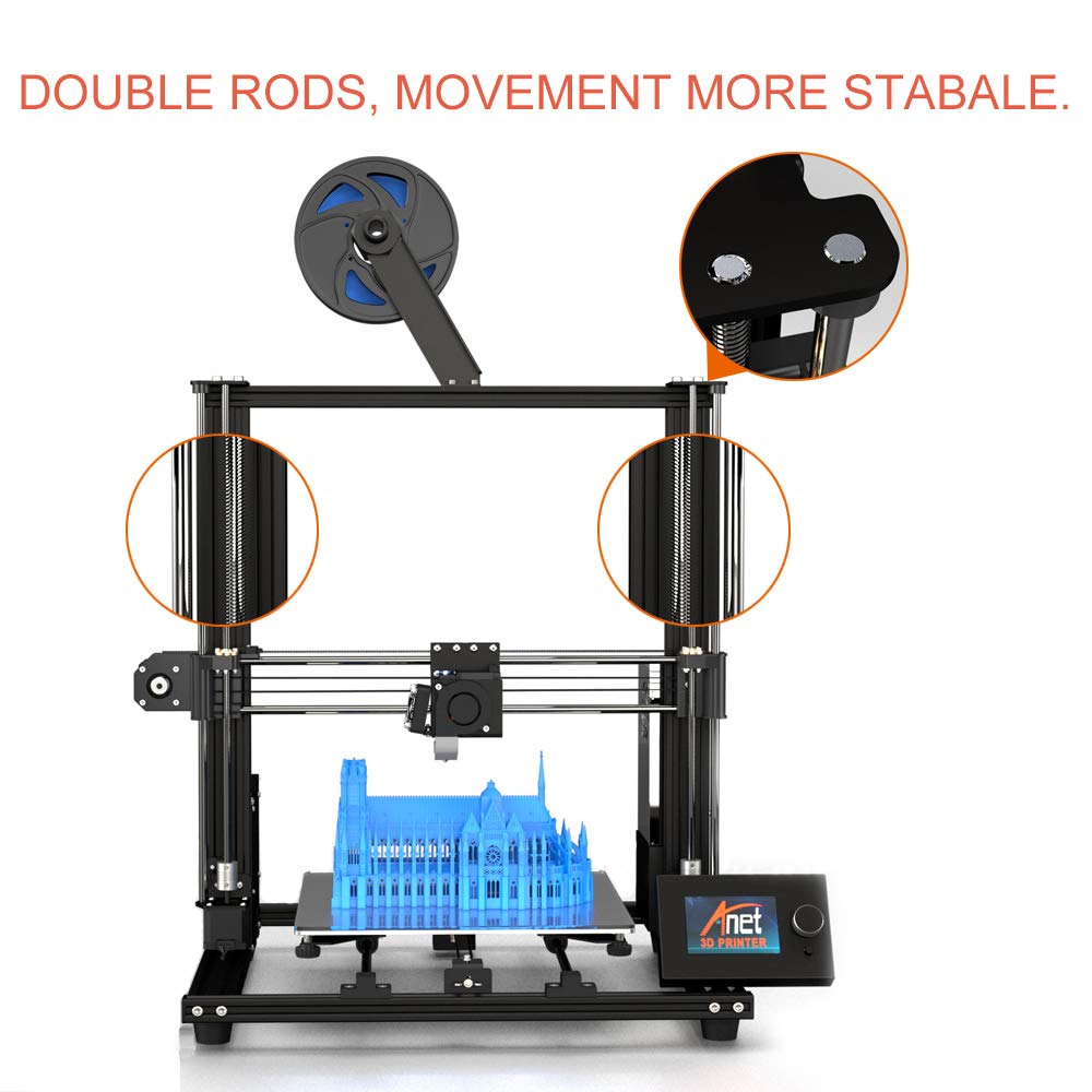 ANET 3D Printer The Ultimate Anet A8 Plus Semi DIY FDM Desktop 3D Printer