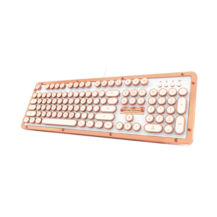 AZIO Retro BT Keyboard White