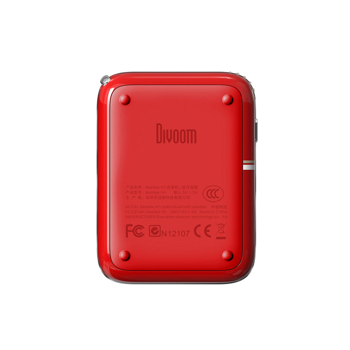 DIVOOM Beetle FM Speaker Red