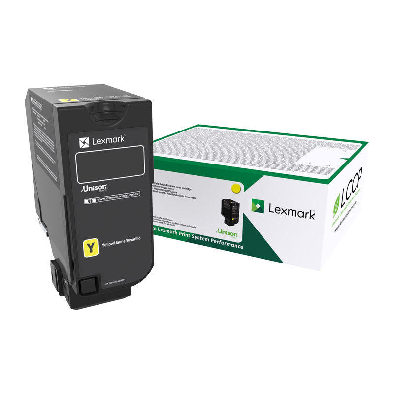 LEXMARK 74C60Y0 Yellow Toner